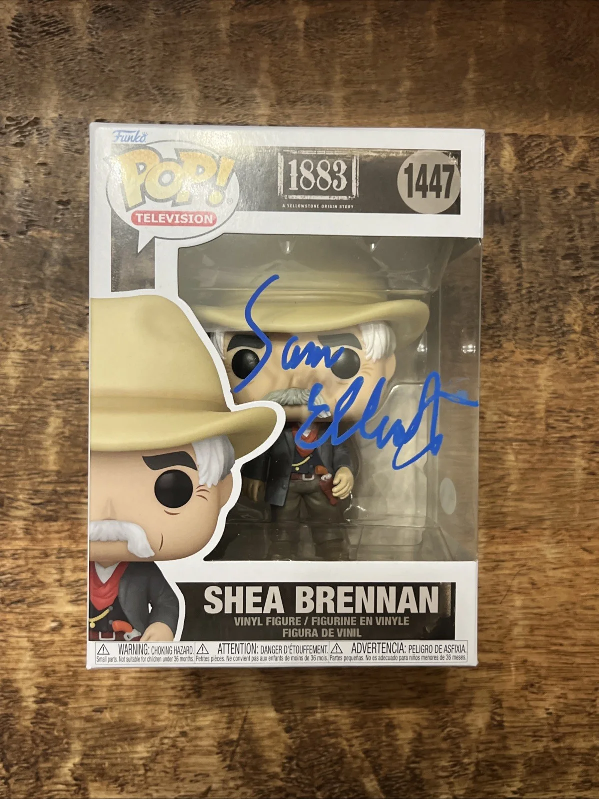 Sam Elliott — Sam Elliott Signed Shea Brennan 1883 Funko POP JSA Coa Autographed