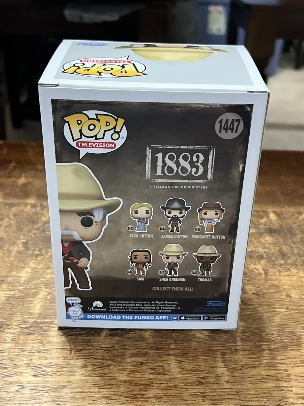 Sam Elliott — Sam Elliott Signed Shea Brennan 1883 Funko POP JSA Coa Autographed, image 5