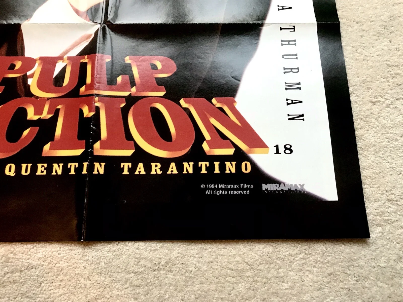 PULP FICTION Quentin Tarantino Movie Poster 2001 A SPACE ODYSSEY Stanley Kubrick, изображение 4