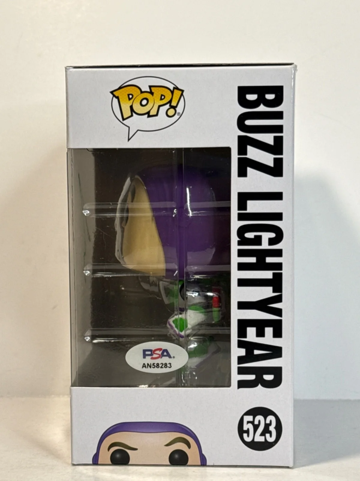 Tim Allen — Tim Allen Signed Toy Story 4 Buzz Lightyear Funko #523 PSA AN58283, изображение 2