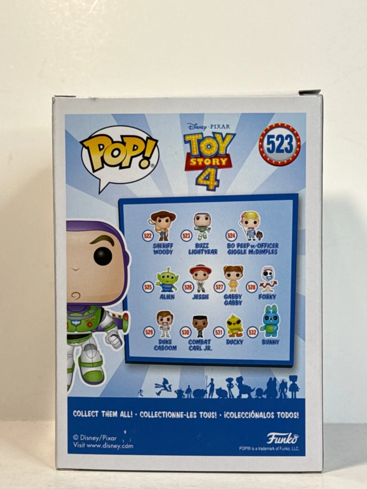 Tim Allen — Tim Allen Signed Toy Story 4 Buzz Lightyear Funko #523 PSA AN58283, изображение 3