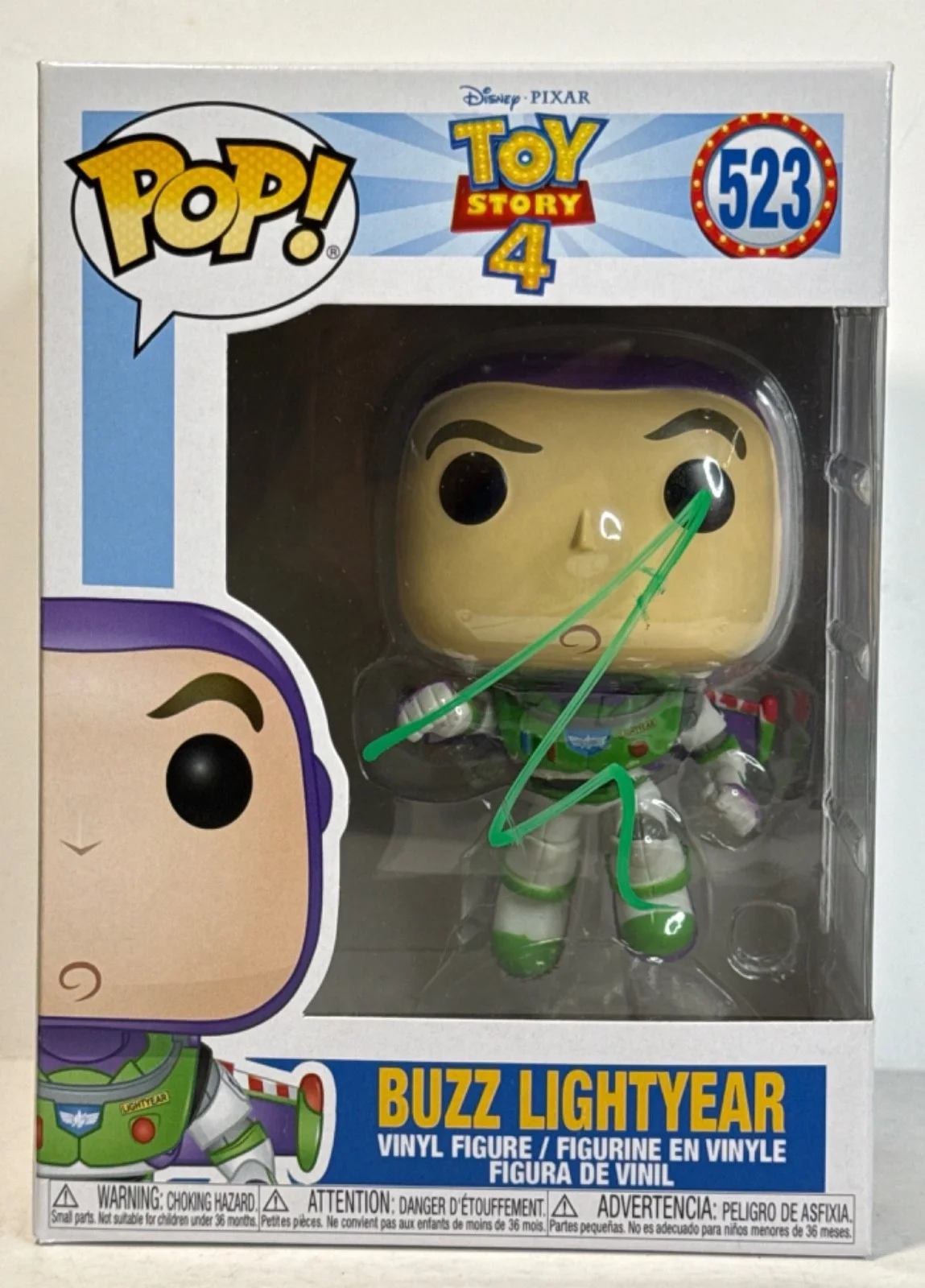 Tim Allen — Tim Allen Signed Toy Story 4 Buzz Lightyear Funko #523 PSA AN58279