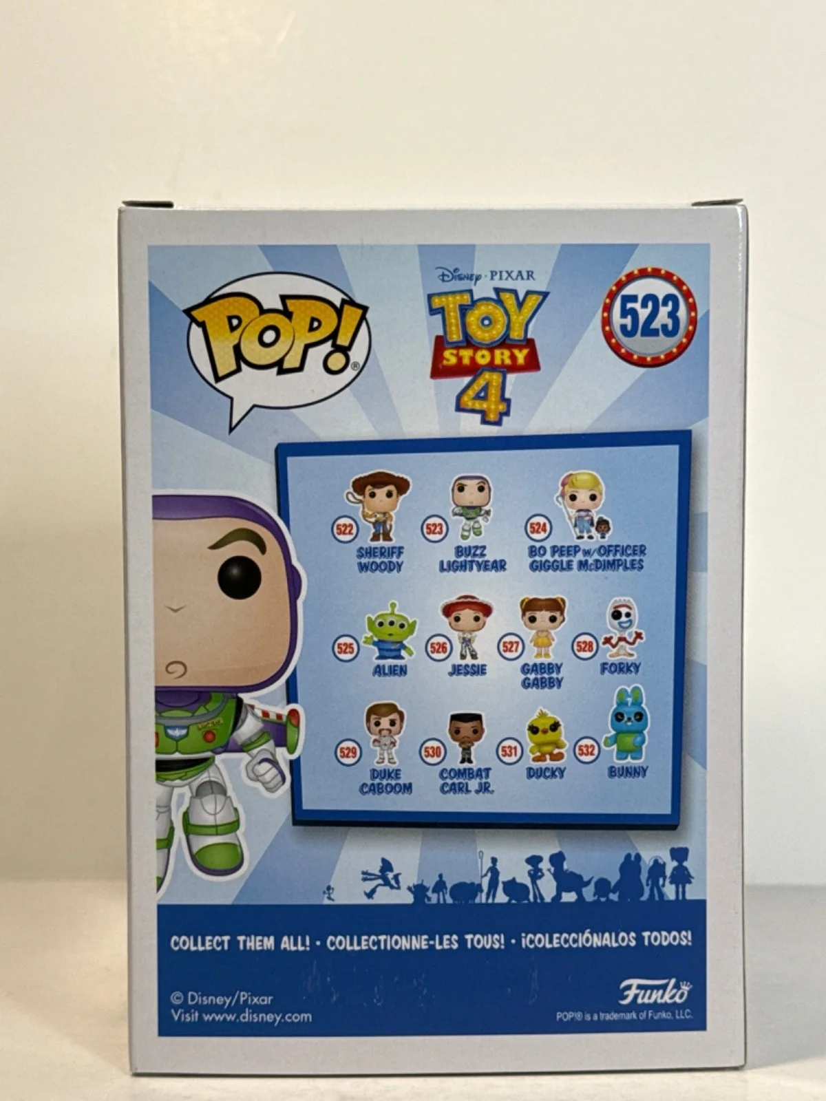 Tim Allen — Tim Allen Signed Toy Story 4 Buzz Lightyear Funko #523 PSA AN58279, изображение 2