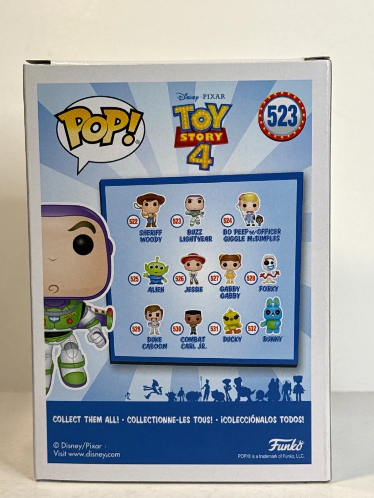 Tim Allen — Tim Allen Signed Toy Story 4 Buzz Lightyear Funko #523 PSA AN58282, изображение 3