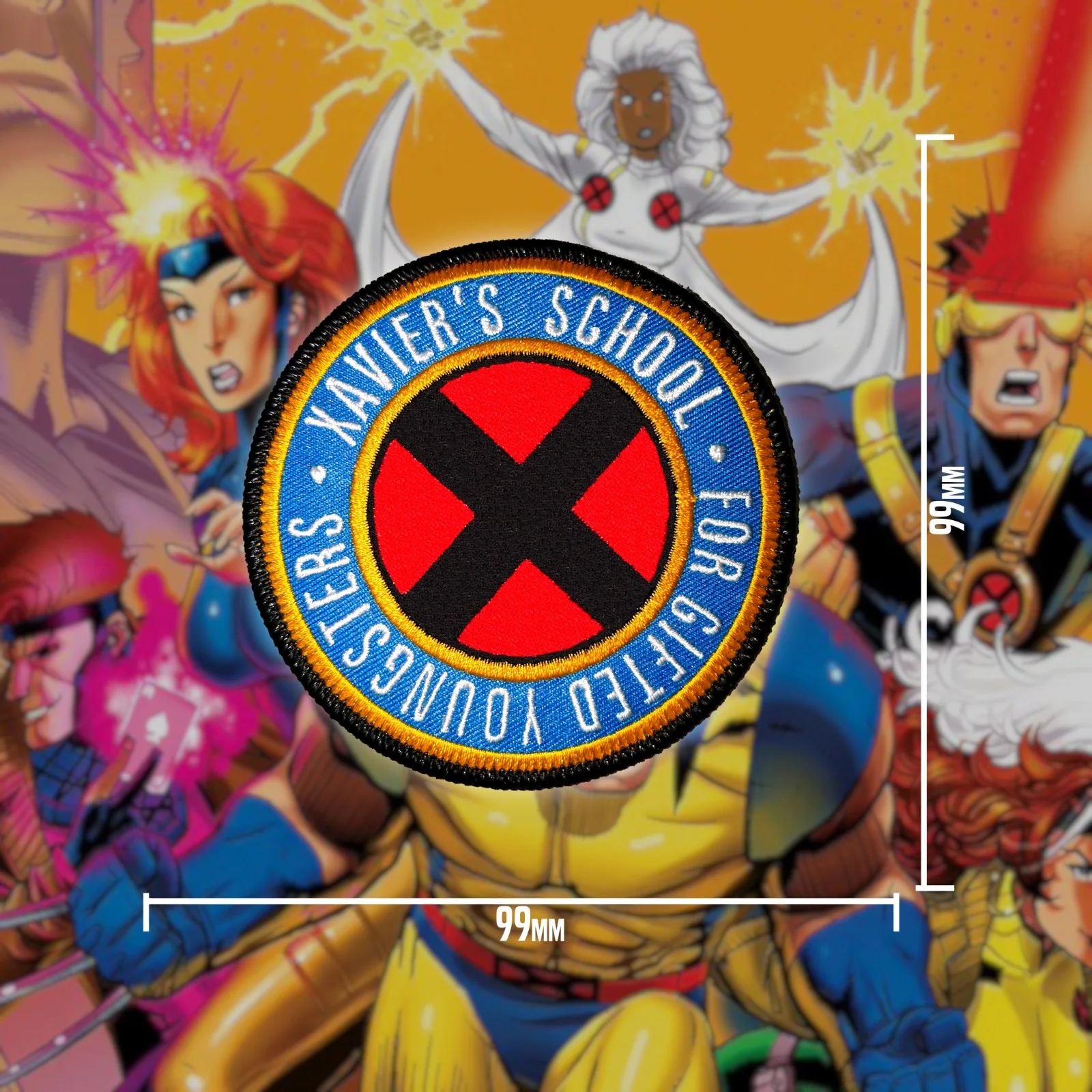 X-Men Xavier's School For Gifted Youngsters Embroidered Patch, image 2