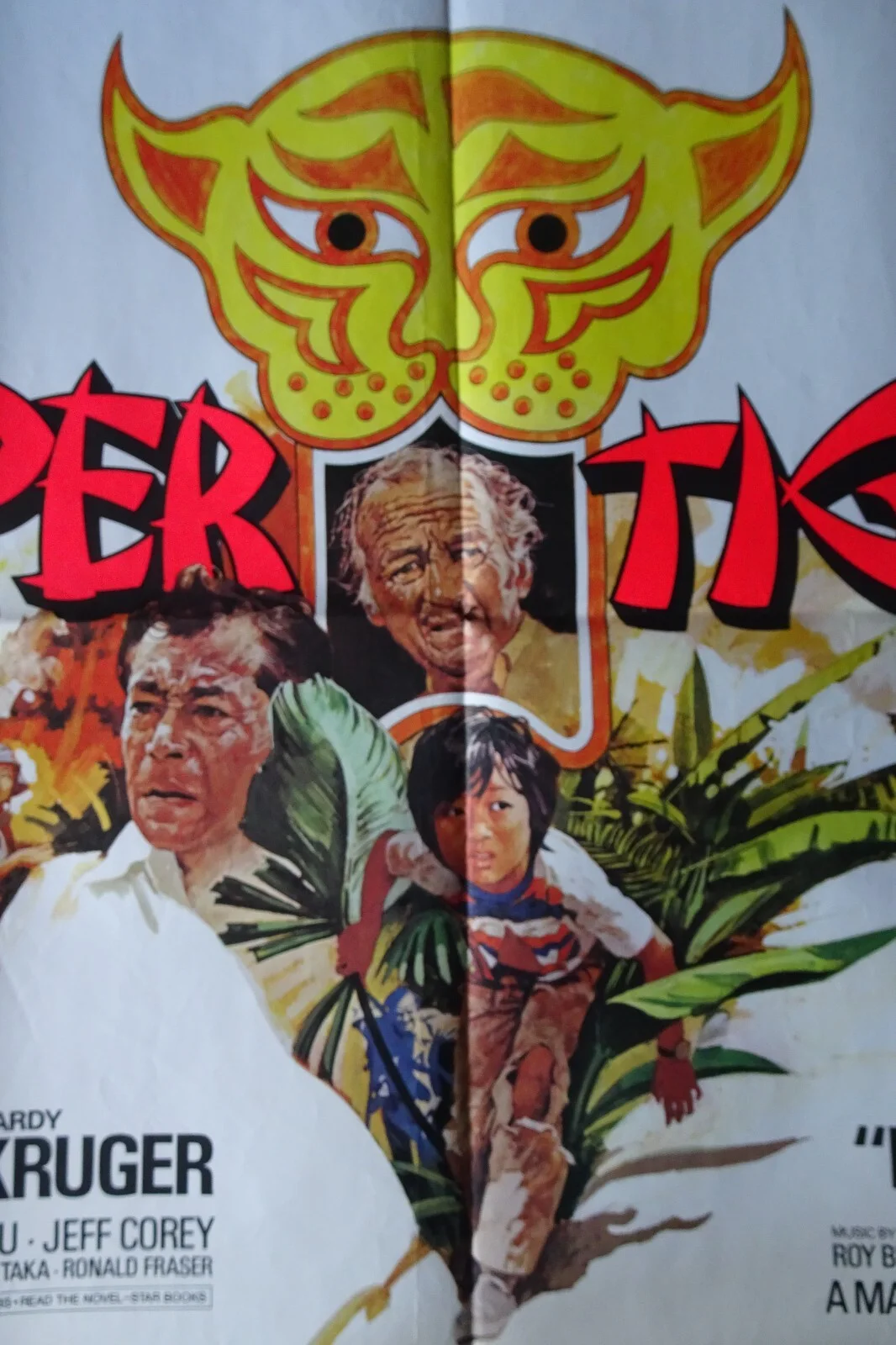 Paper Tiger Quad Poster Original 1975 David Niven Toshiro Mifune, image 3