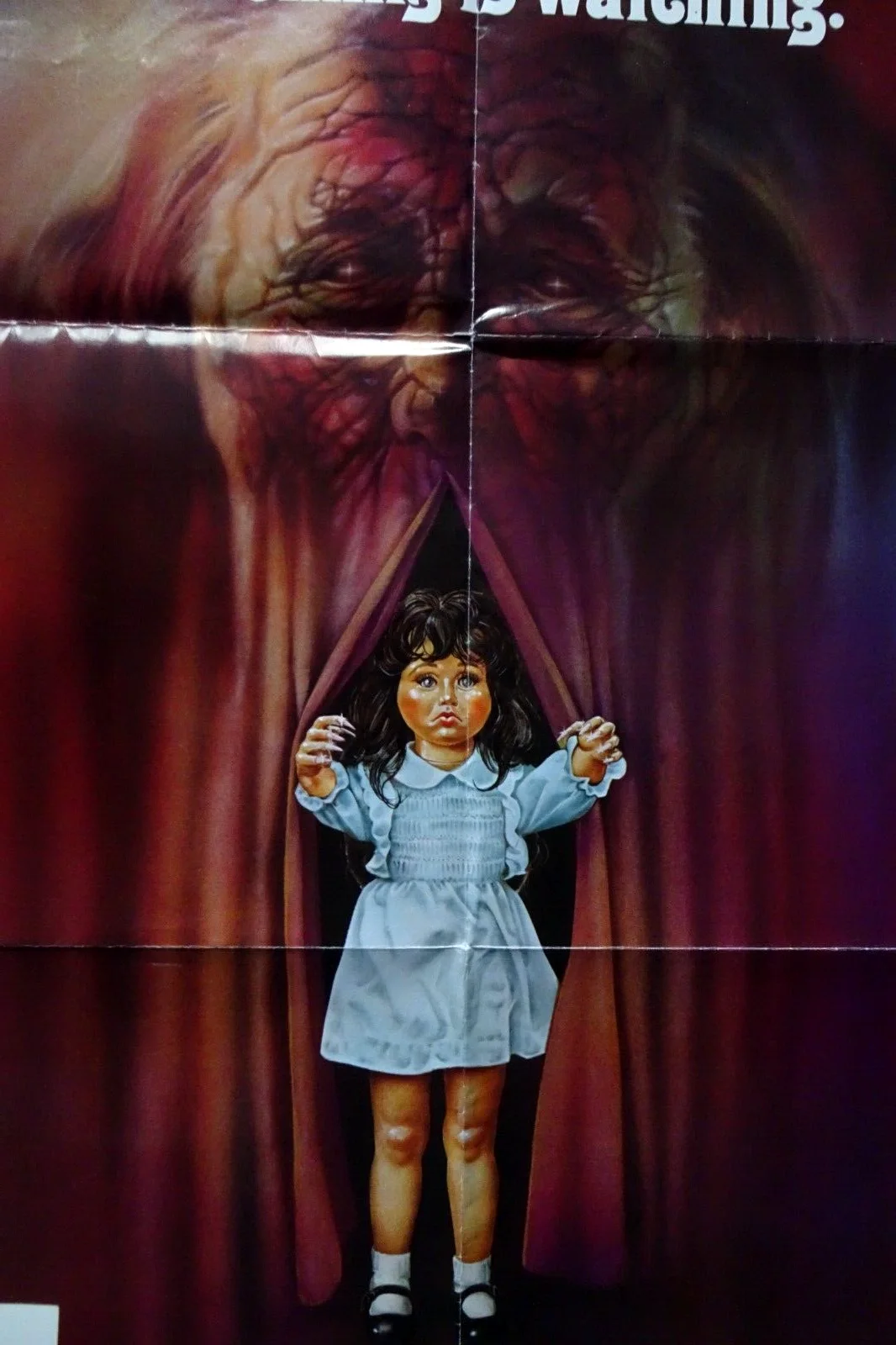 Curtains Poster Cinema One Sheet Samantha Eggar Linda Thorson 1983 Horror, изображение 2