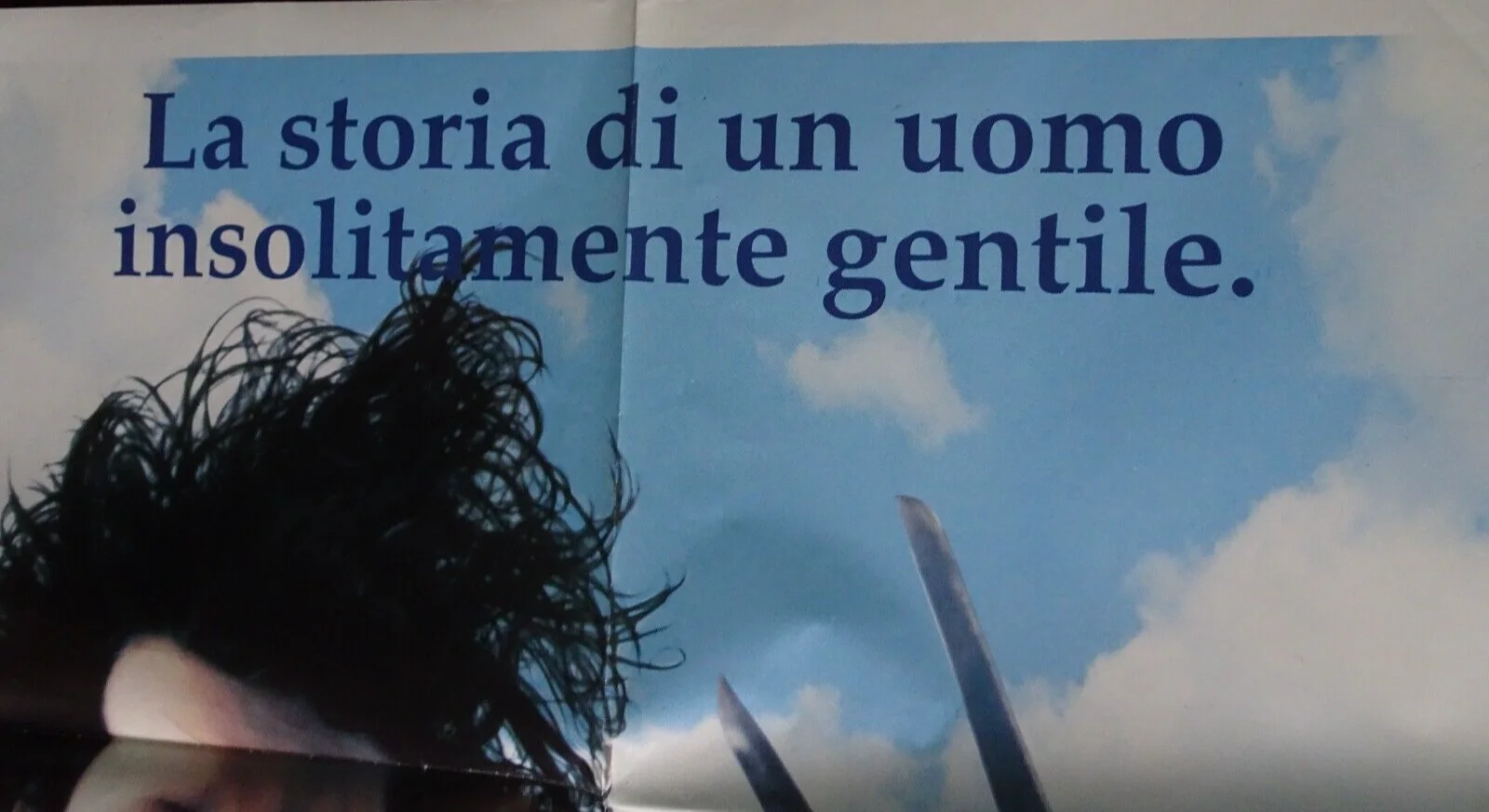 Edward Scissorhands Poster 1990 Original Italian Poster Huge Large Johnny Depp, изображение 3