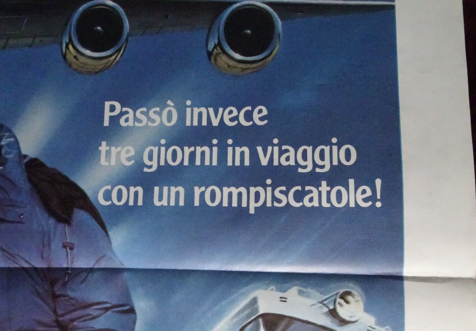 Planes Trains and Automobiles Poster 1987 Original Italian Huge Lrg John Hughes, изображение 3