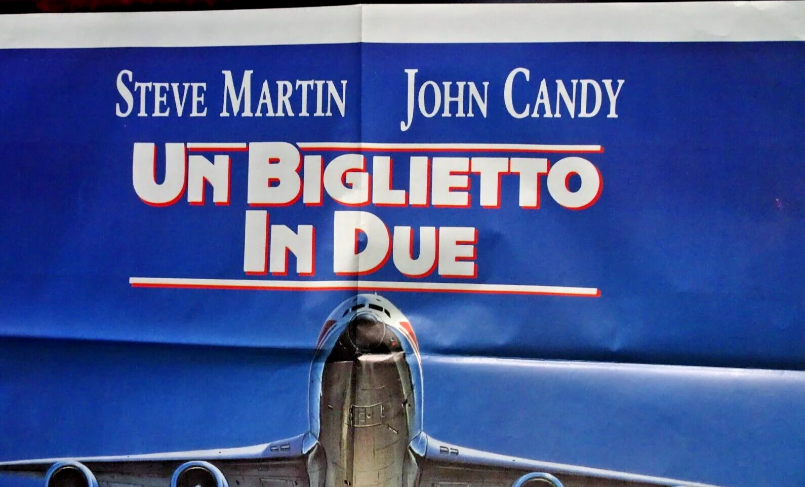 Planes Trains and Automobiles Poster 1987 Original Italian Huge Lrg John Hughes, изображение 4