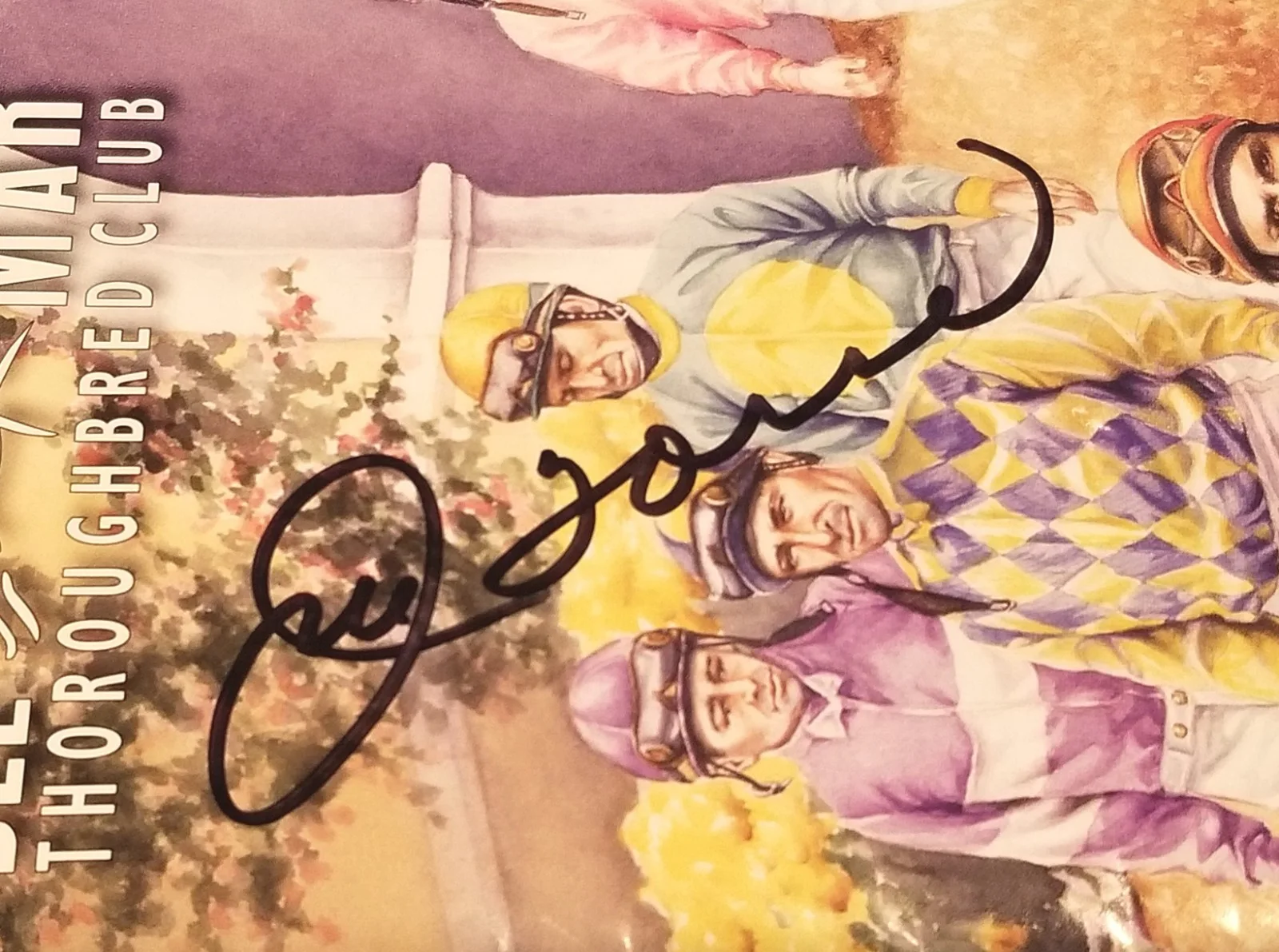 Joe Torre — Joe Torre Signed Magazine Program Del Mar Thoroughbred NY Yankees HOF JSA COA, image 2
