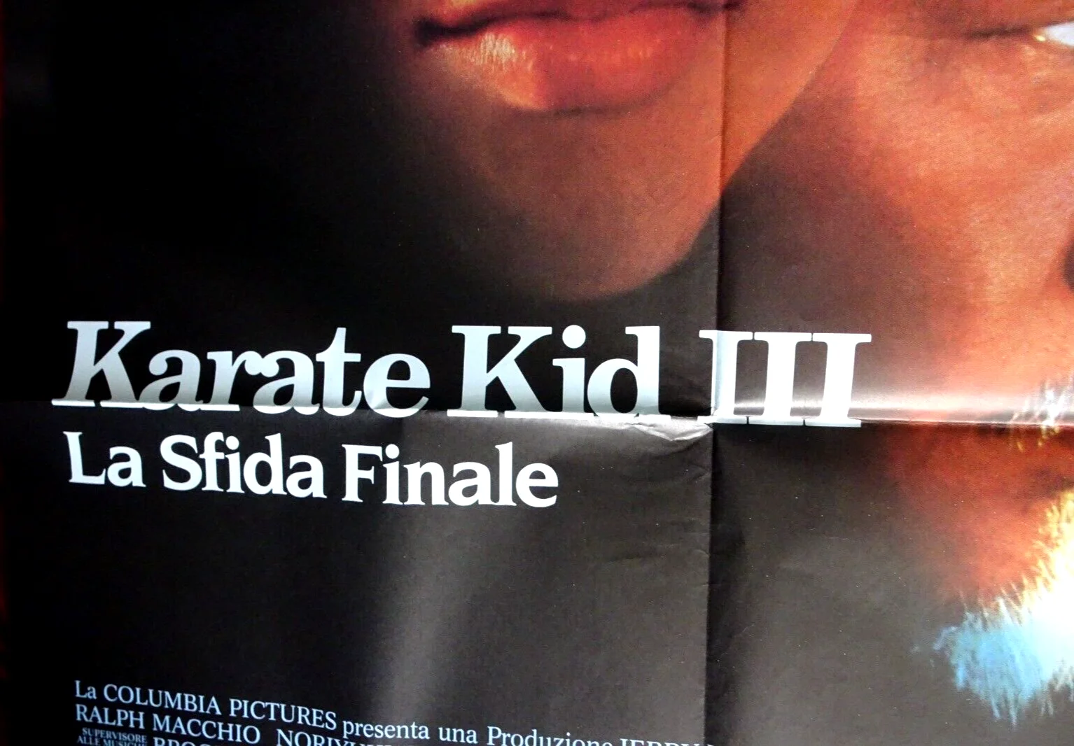 Karate Kid III Poster 1989 Original Cinema Italian Poster Huge Large Cobra Kai, изображение 5