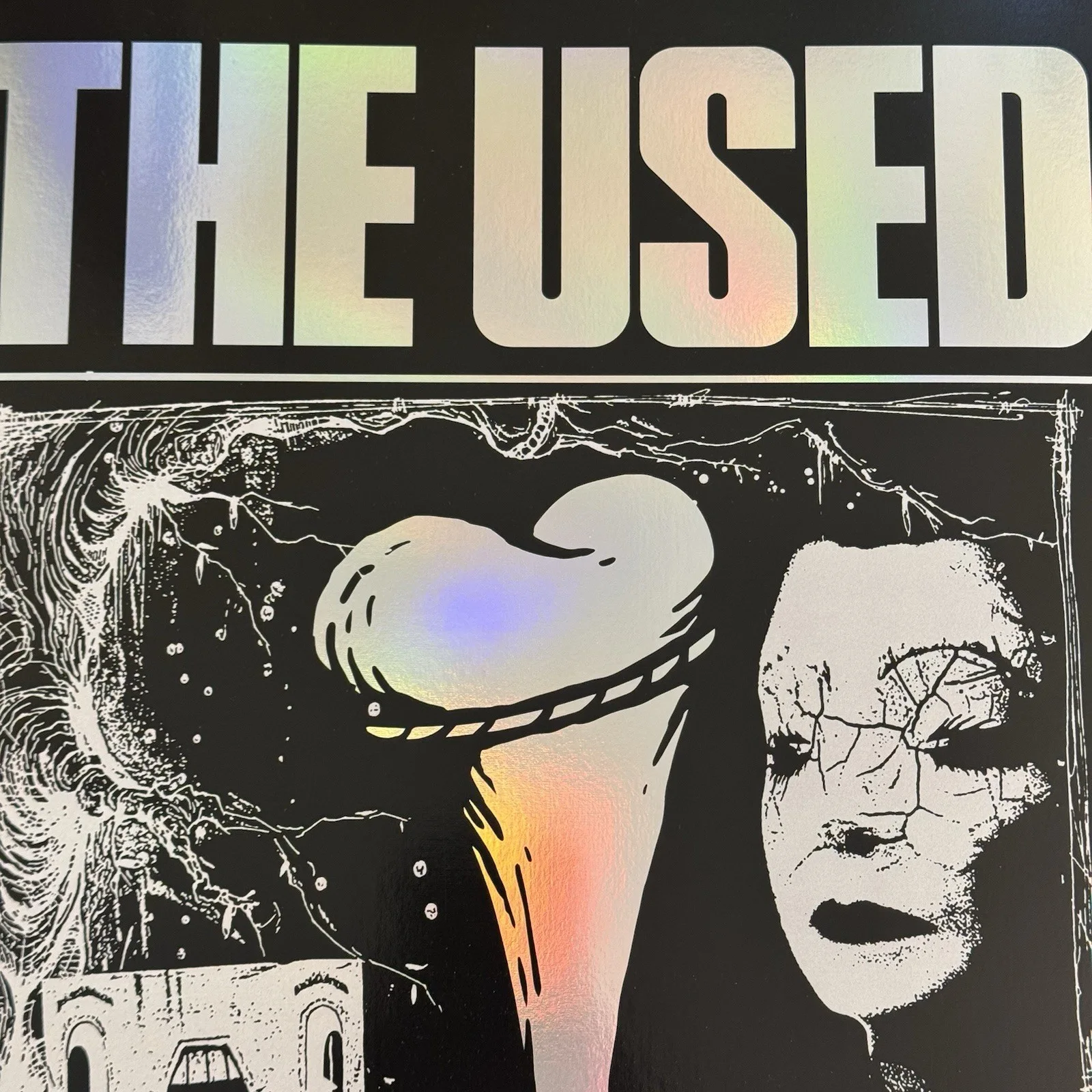 The Used 25 Year Anniversary Pop Up Art Show VIP Poster 2025 Alex Pardee Rare, изображение 2