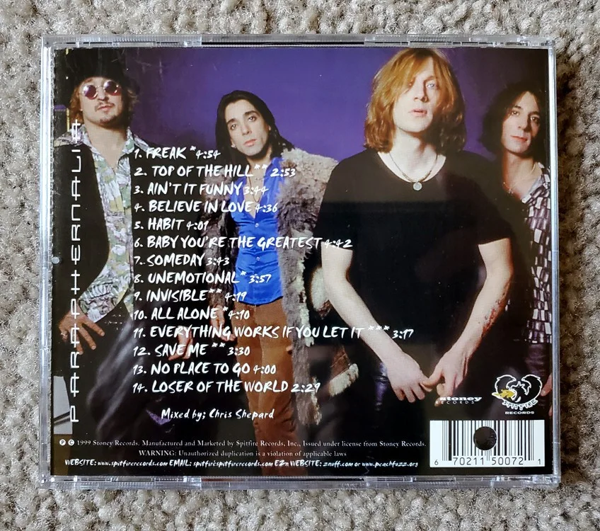 Enuff Z Nuff Autographed Paraphernalia CD – Chip Z Nuff, image 4