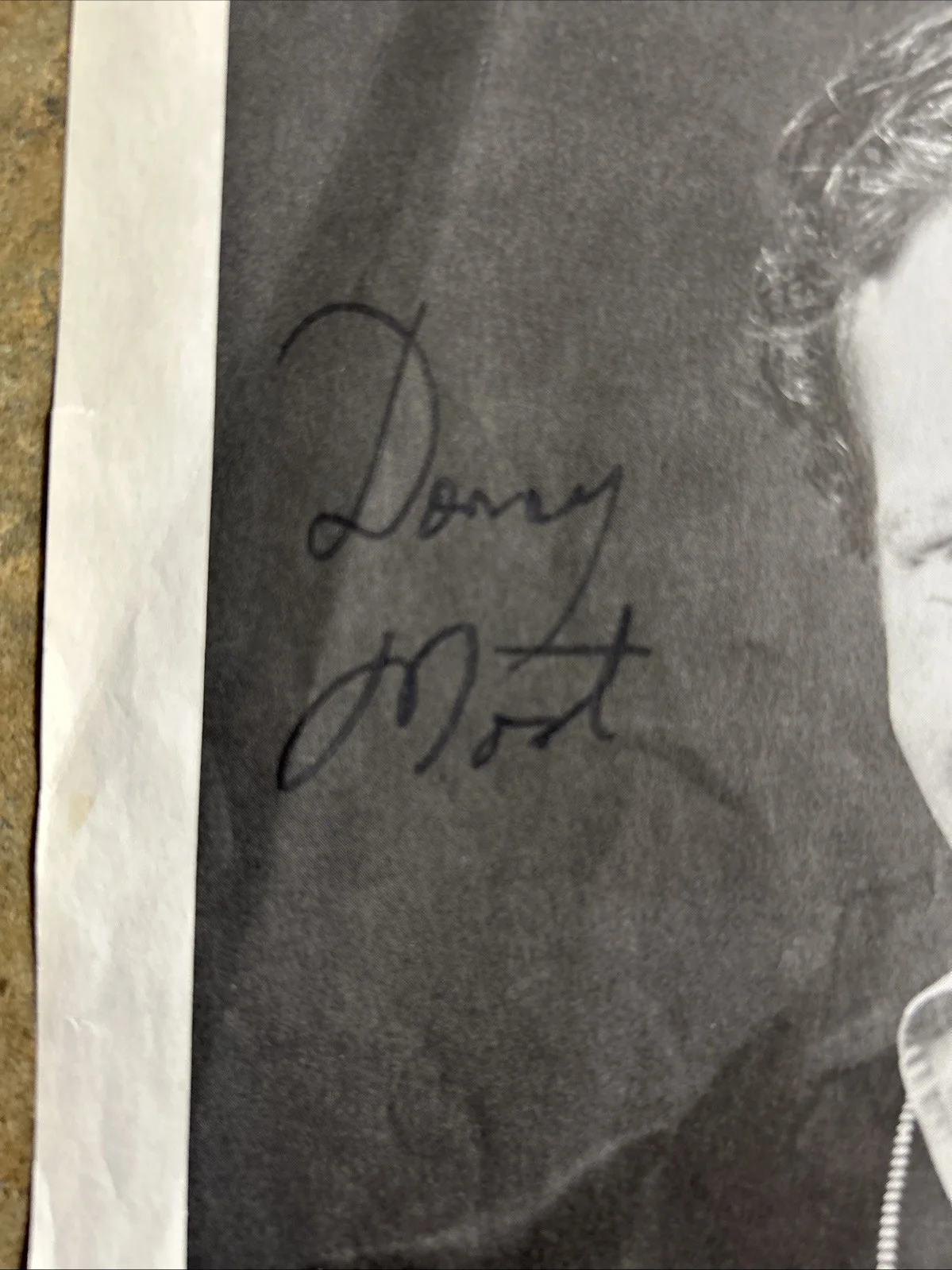 Don Most Autograph Photo, image 2