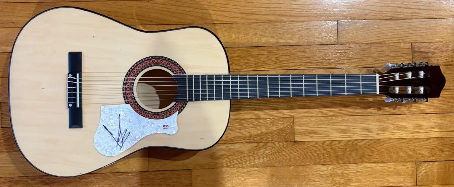Chris Cornell — CHRIS CORNELL SIGNED AUTOGRAPHED ACOUSTIC GUITAR SOUNDGARDEN LIKE A STONE PSA D, image 2