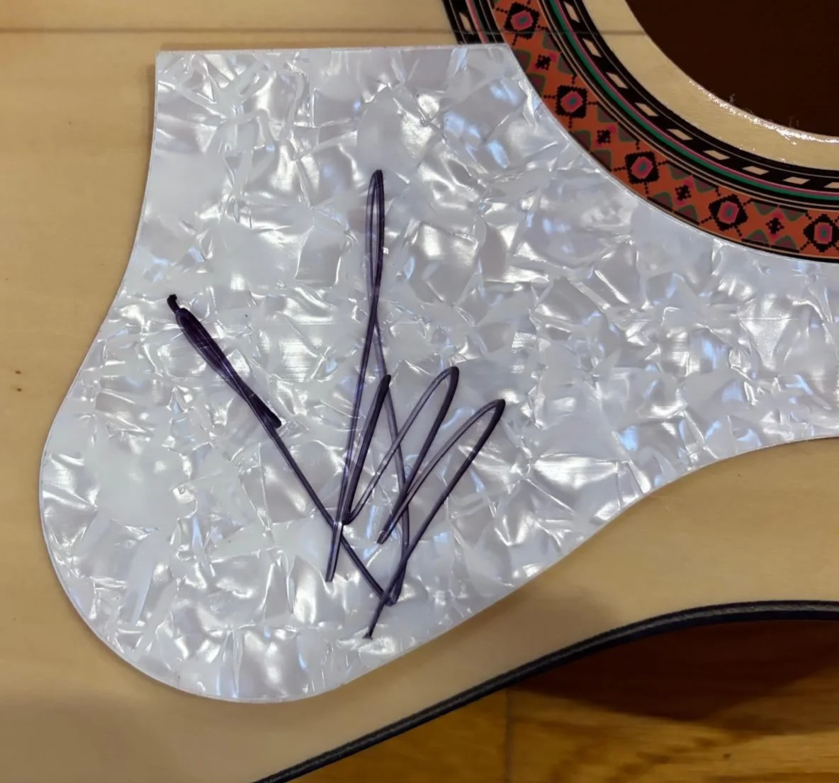 Chris Cornell — CHRIS CORNELL SIGNED AUTOGRAPHED ACOUSTIC GUITAR SOUNDGARDEN LIKE A STONE PSA D, image 3
