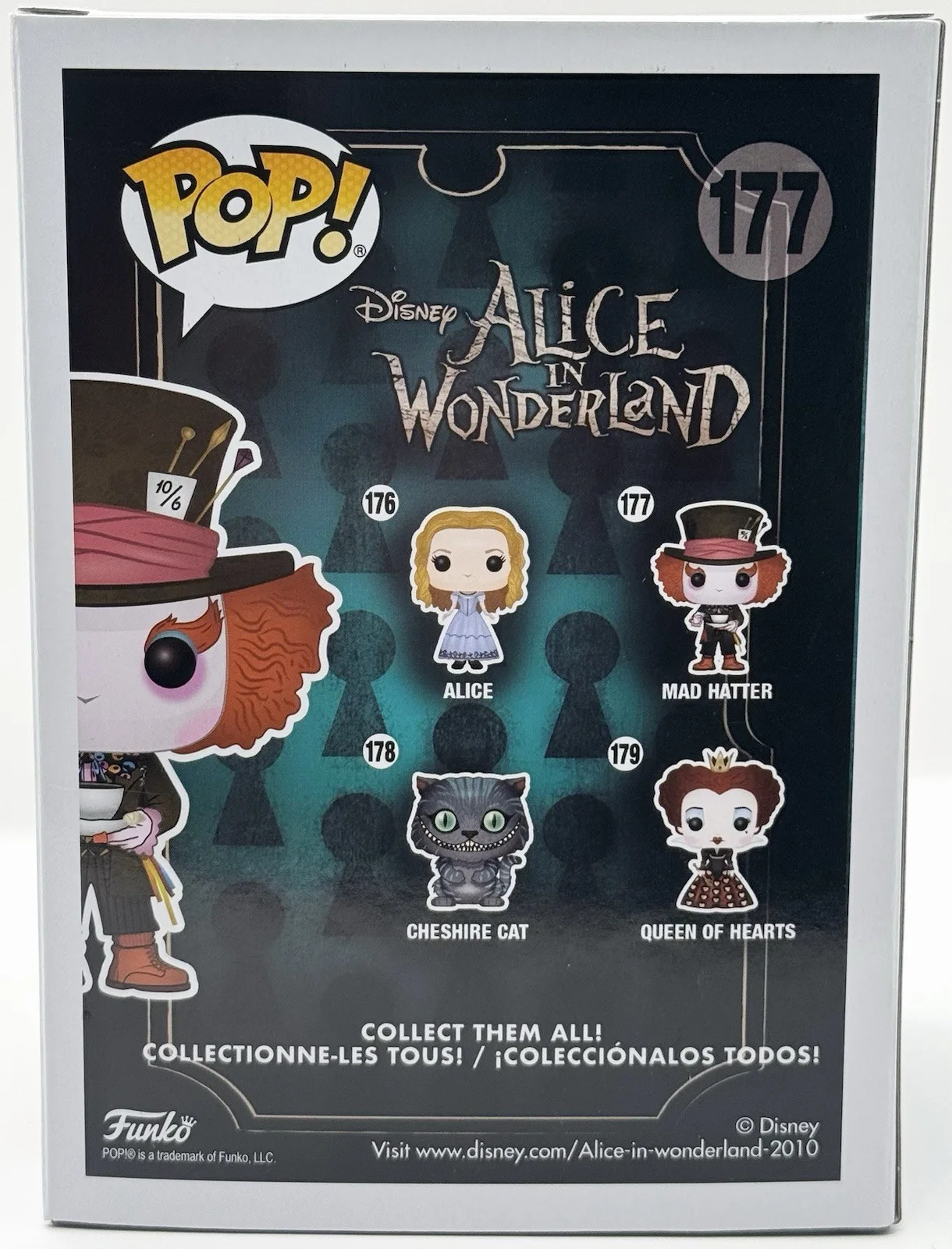 Johnny Depp — Johnny Depp Signed Autographed Mad Hatter Alice In Wonderland Funko Pop BAS, image 3