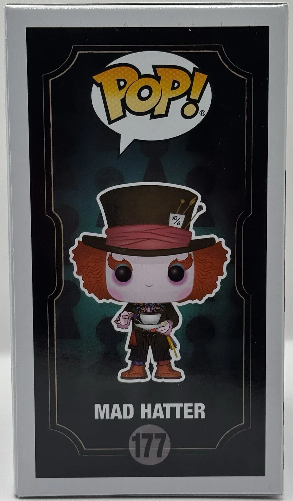 Johnny Depp — Johnny Depp Signed Autographed Mad Hatter Alice In Wonderland Funko Pop BAS, image 4