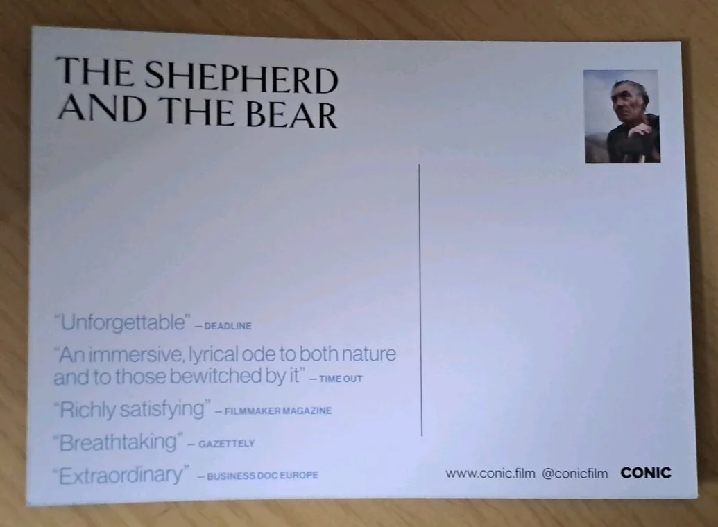 The Shepherd & The Bear promotional postcard (unused) Released 2026 : Max Keegan, изображение 2