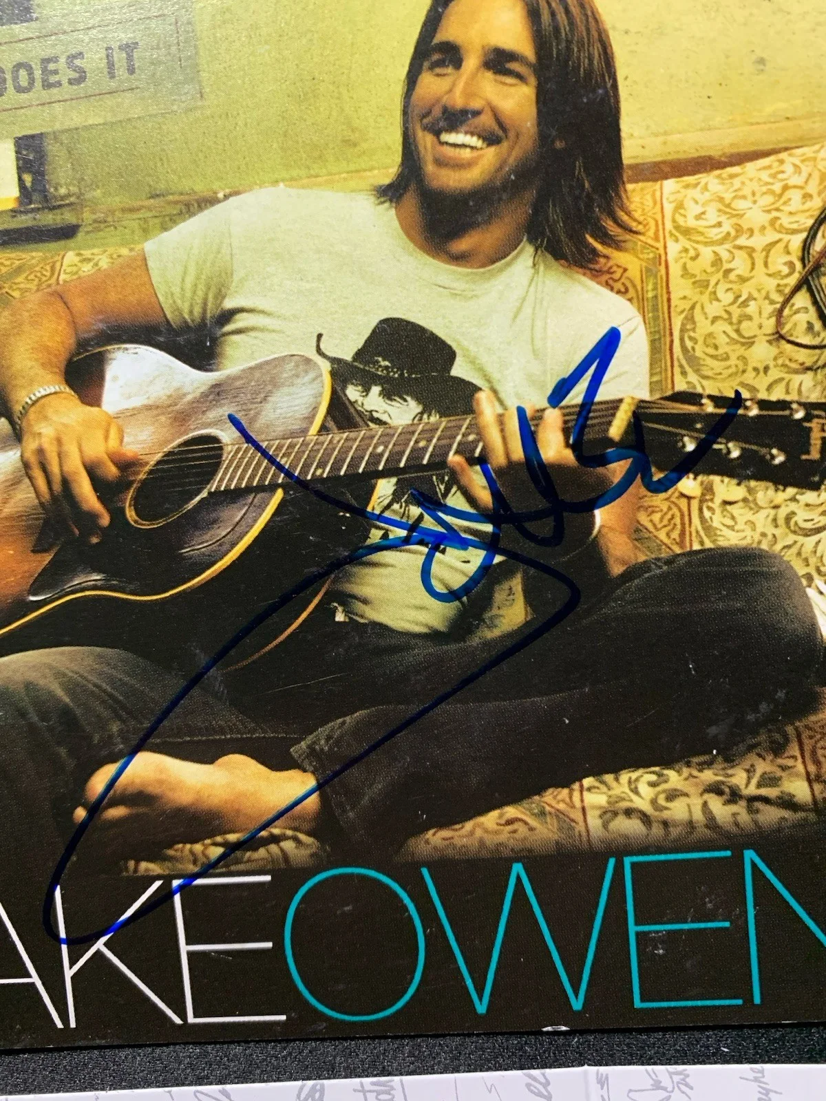 Autographed Signed - Jake Owen Easy Does It CD 2009 Auto Autograph JSA Coa, image 2