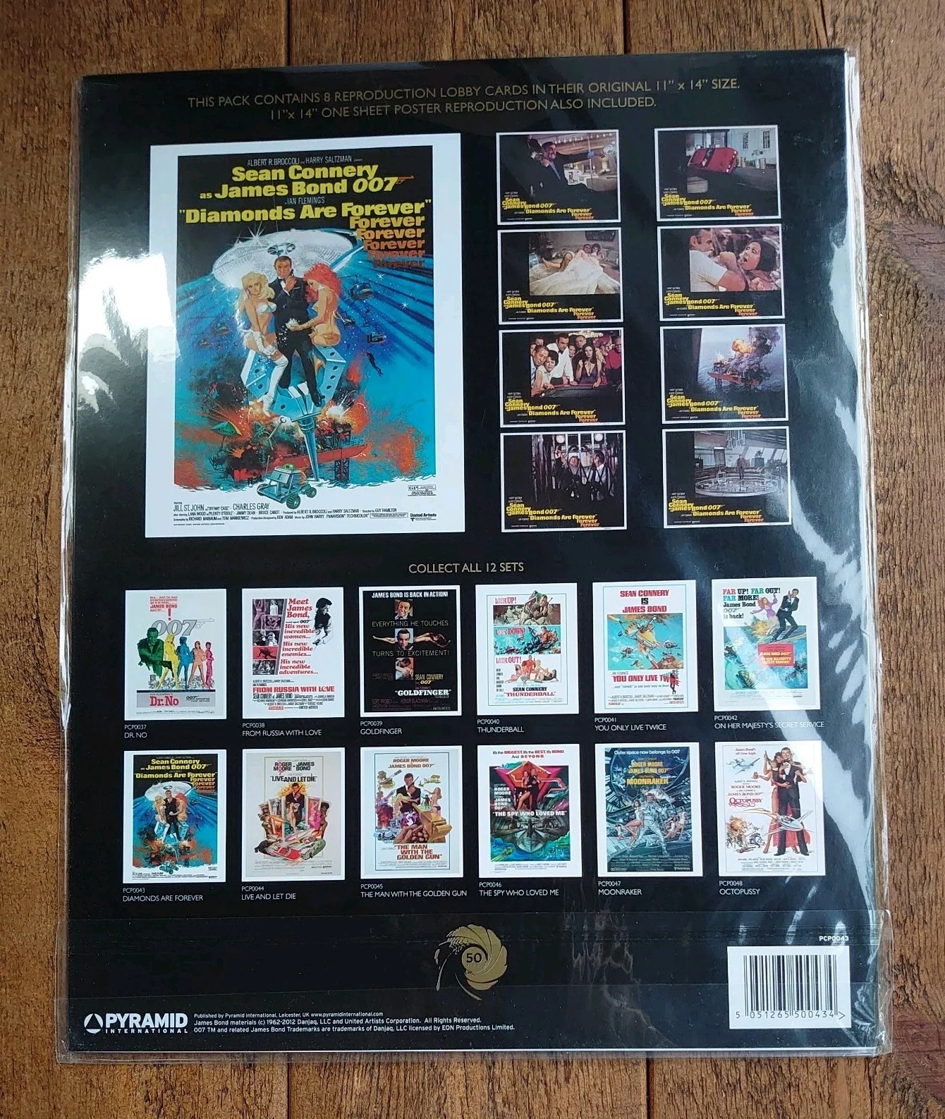 James Bond Diamonds Are Forever Lobby Cards And Poster New Excellent Condition, изображение 2