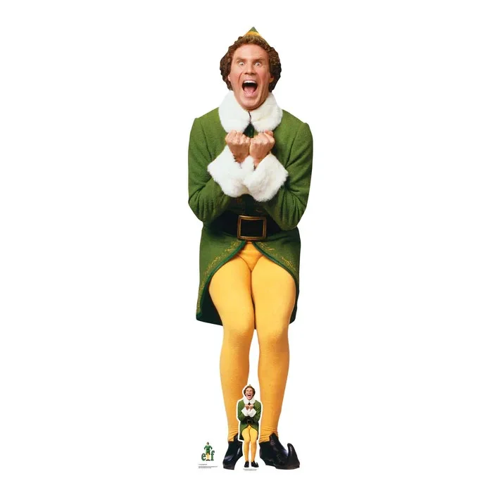 Christmas Cardboard Cutout Collection of 3 Festive Xmas Standees *Damaged*, изображение 2
