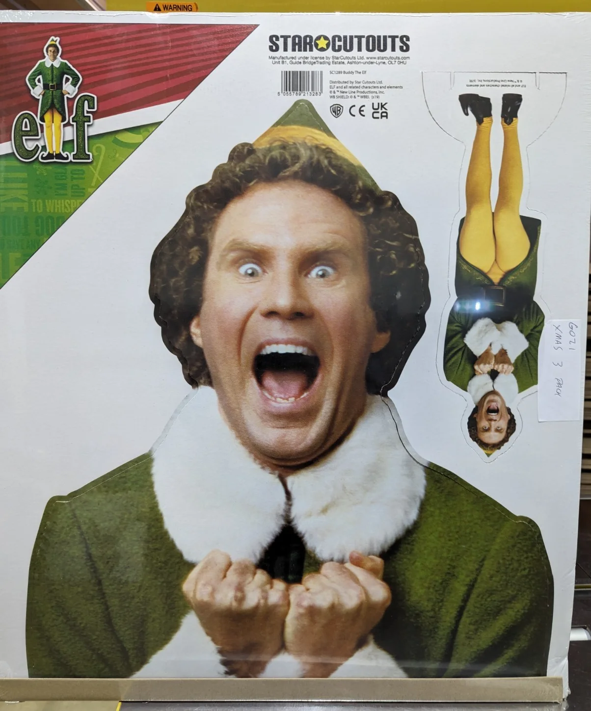 Christmas Cardboard Cutout Collection of 3 Festive Xmas Standees *Damaged*, изображение 5