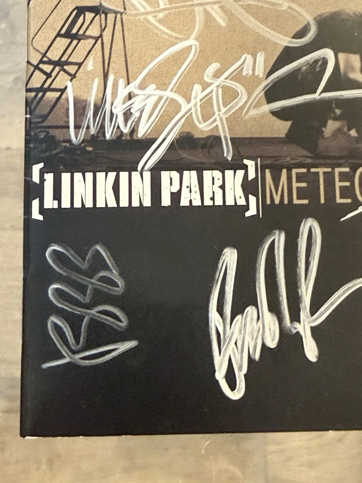 LINKIN PARK Signed METEORA CD X6 Chester Bennington Autograph PSA DNA - RARE, изображение 3