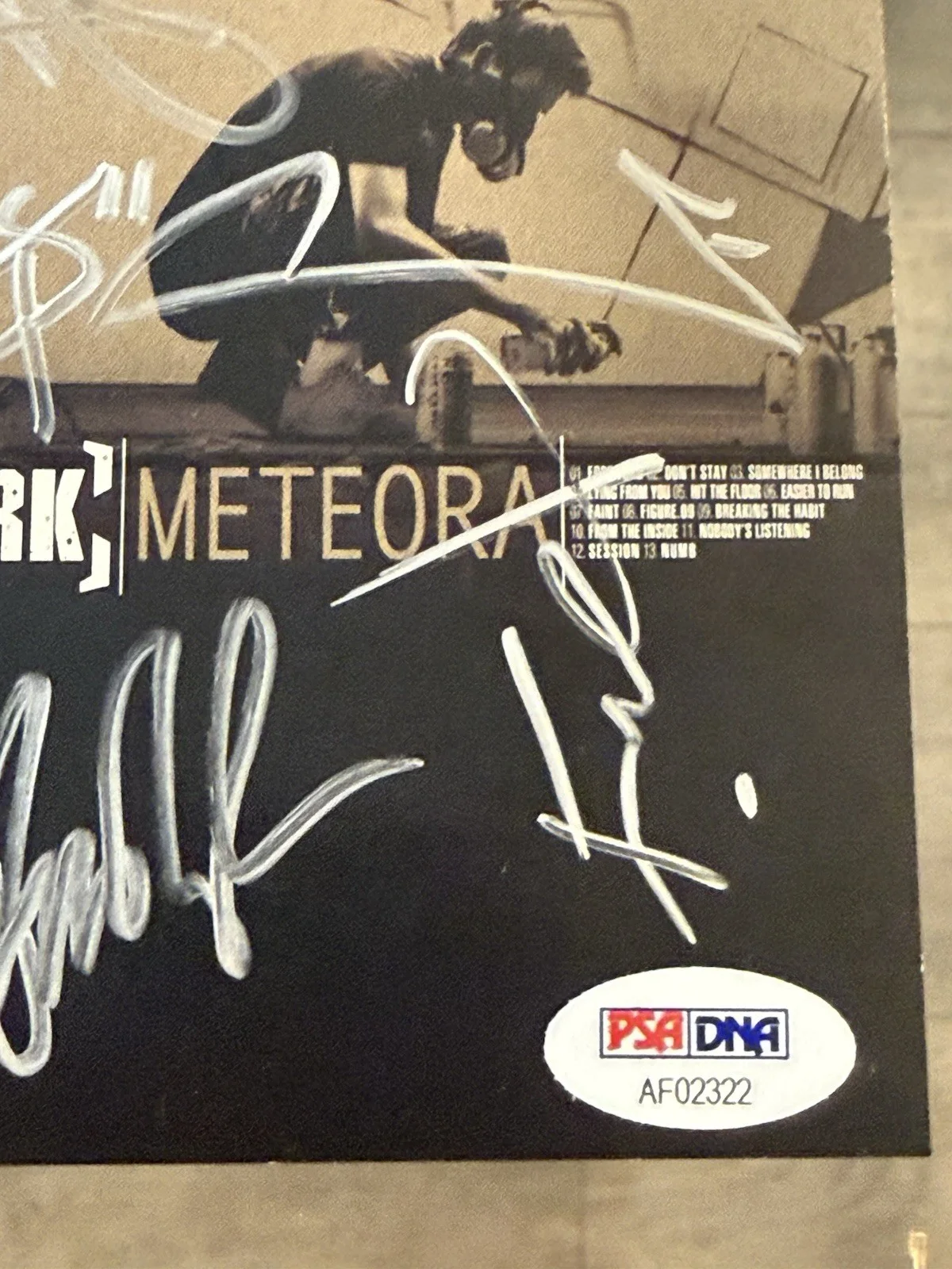 LINKIN PARK Signed METEORA CD X6 Chester Bennington Autograph PSA DNA - RARE, изображение 5