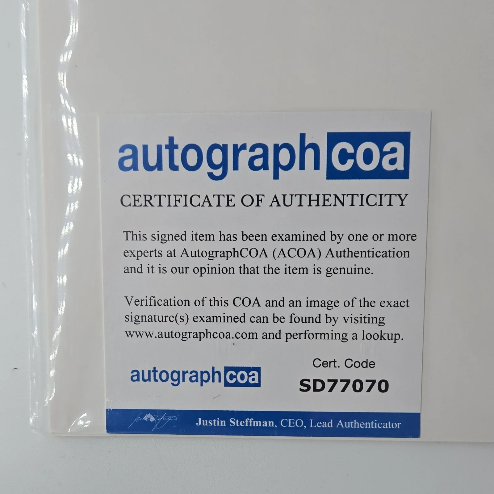 AutographCOA Autographed Original Movie Photograph, image 2