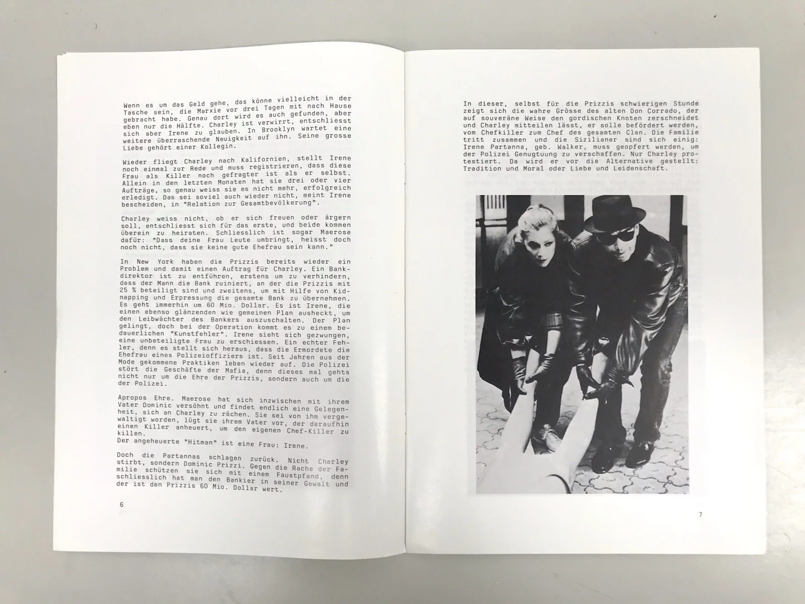 PRIZZI'S HONOR Movie 1985 Press Kit JOHN HUSTON JACK NICHOLSON KATHLEEN TURNER, изображение 4