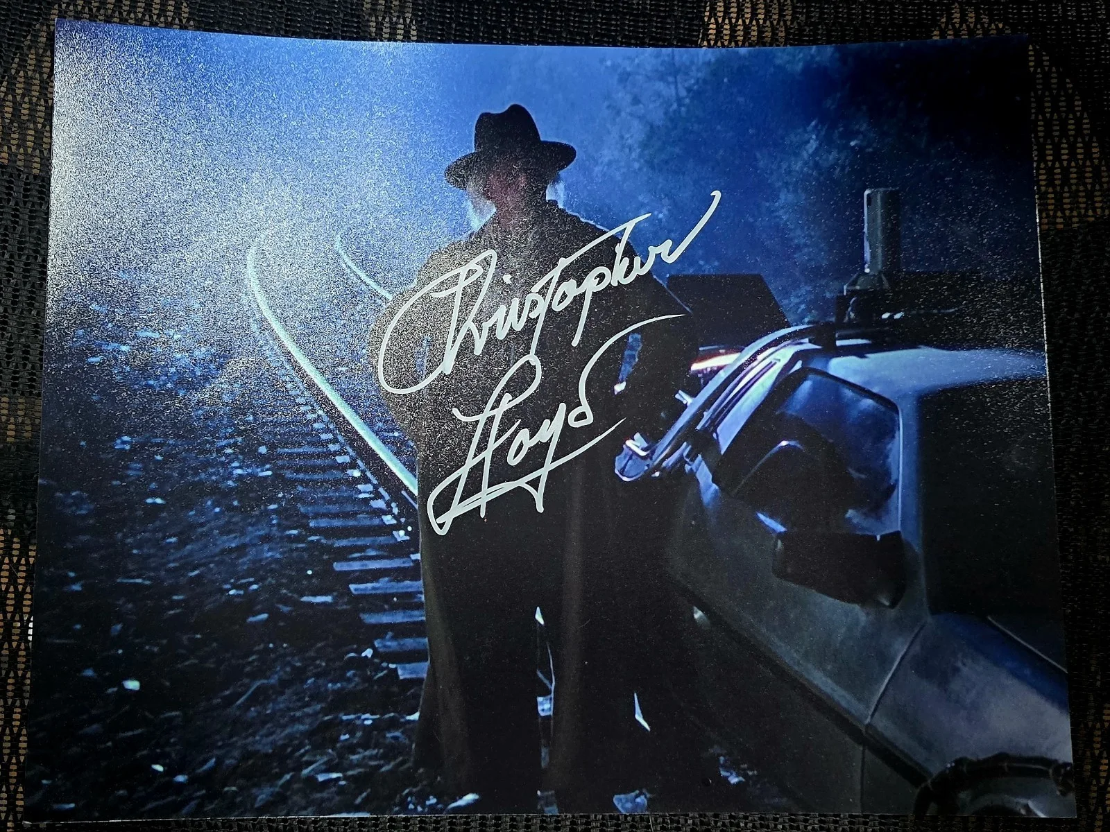 Christopher lloyd — Christopher Lloyd Signed Back to the Future III 11x14 Photo ACOA COA