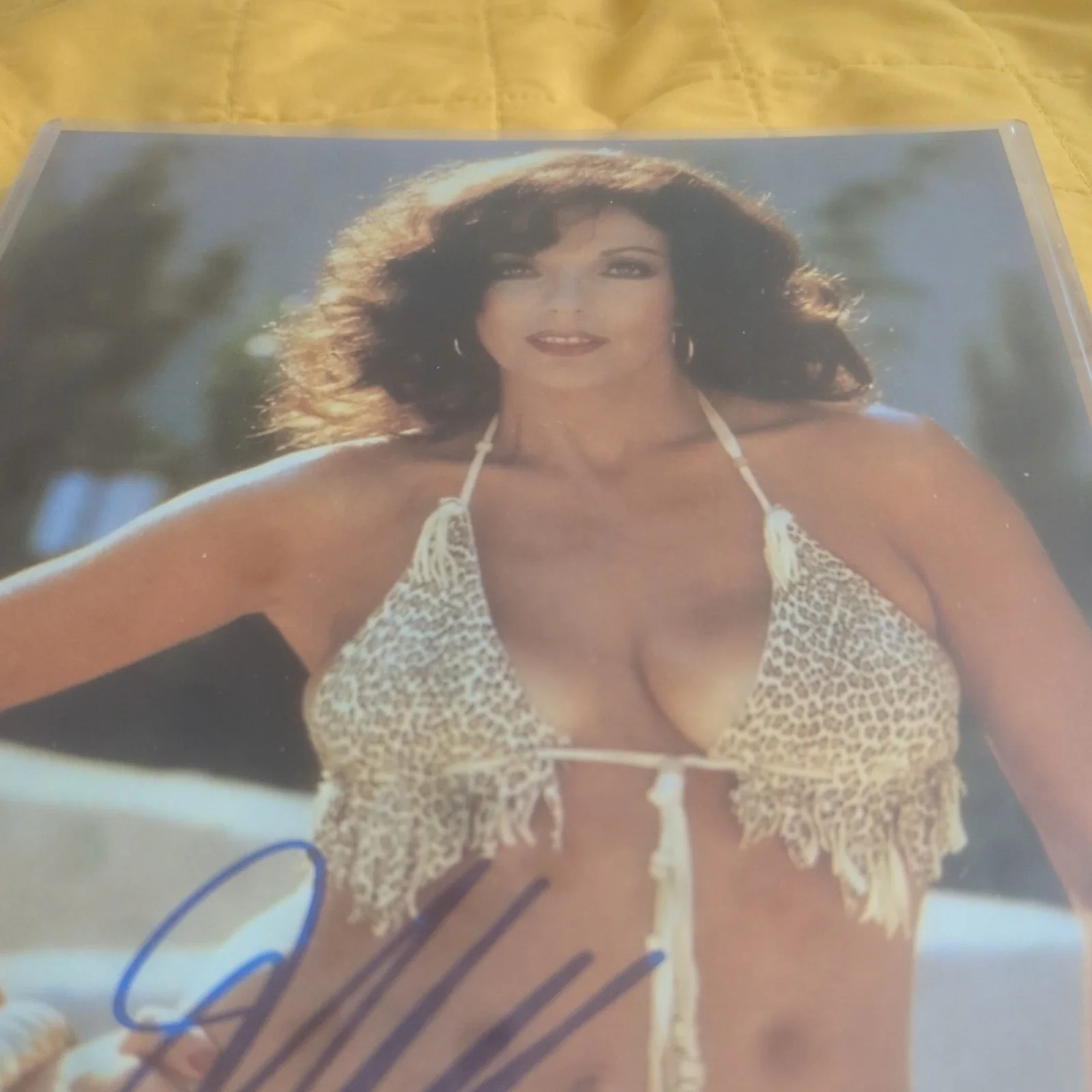 Joan Collins — JOAN COLLINS HOLLYWOOD ICON 8x10 Photo Autograph Letter of Authenticity, изображение 4