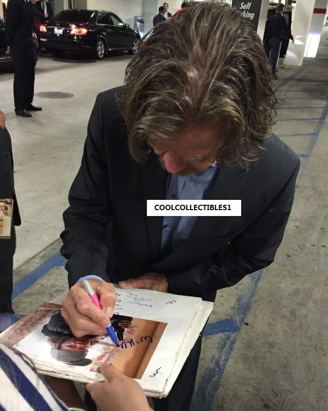 WILLIAM H MACY — WILLIAM H MACY "SHAMELESS" IN PERSON SIGNED 8X10 COLOR PHOTO COA 1 "PROOF", image 2