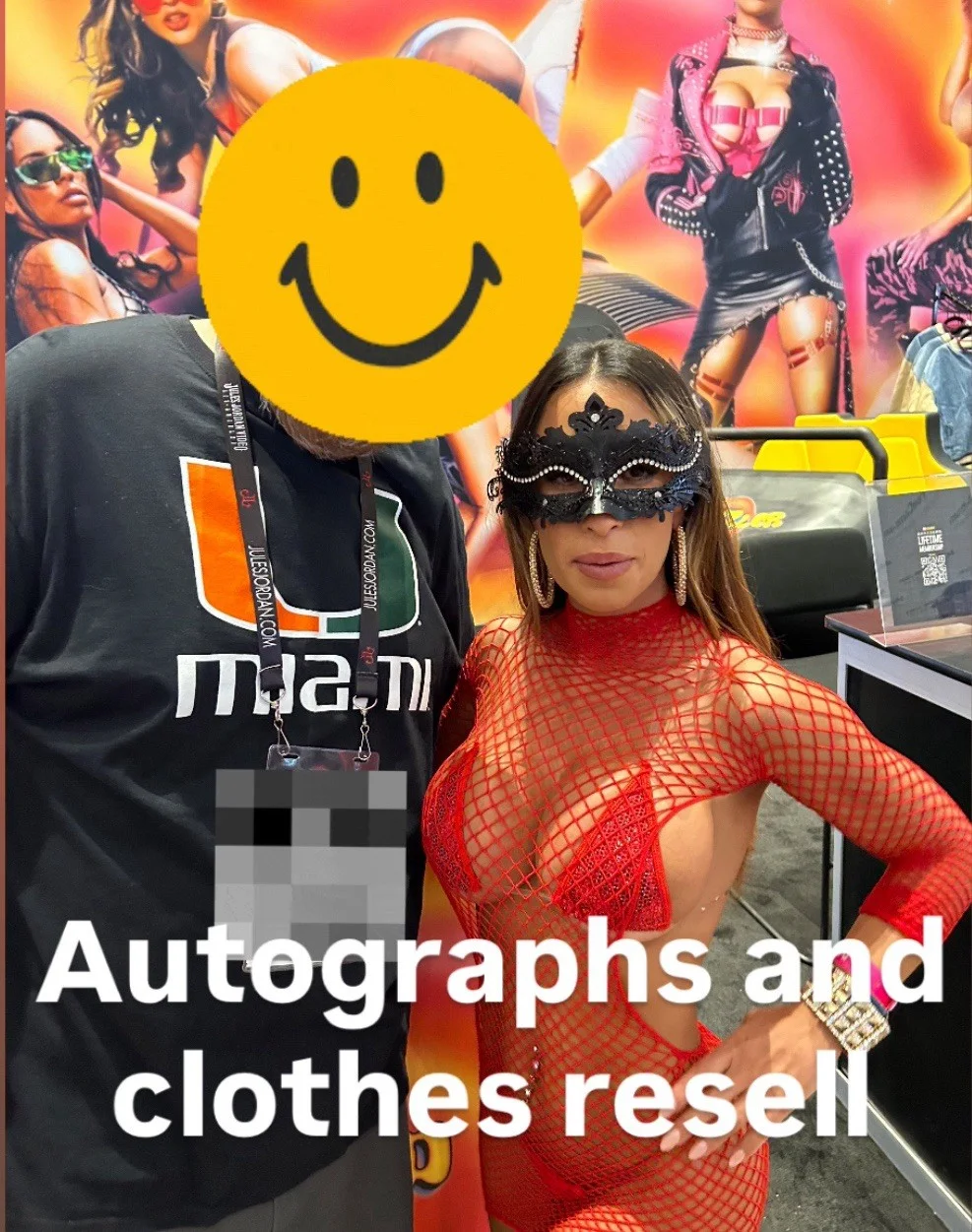 Miss Lexa — Adult Star Miss Lexa Signed 8x10 Photo AVN Autograph Proof Pic, изображение 2
