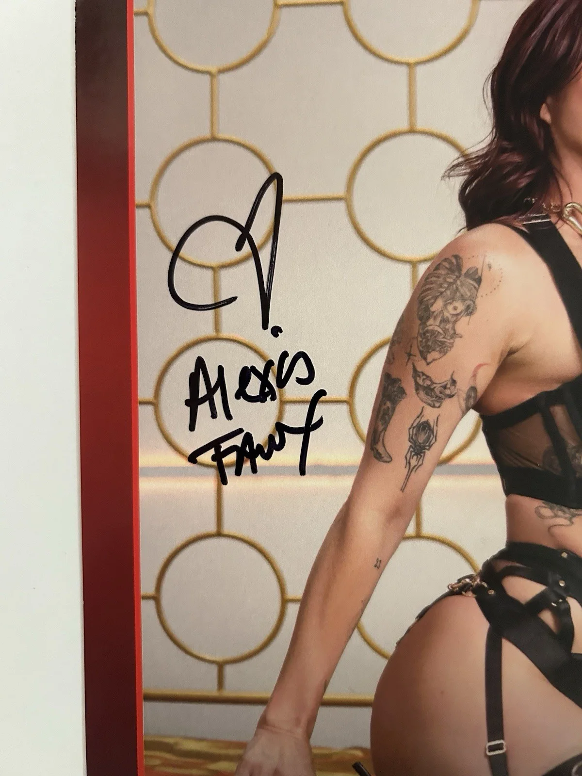 Alexis Fawx — Alexis Fawx Signed 8x10 Proof Pic Autograph AVN 2026 Adult Star