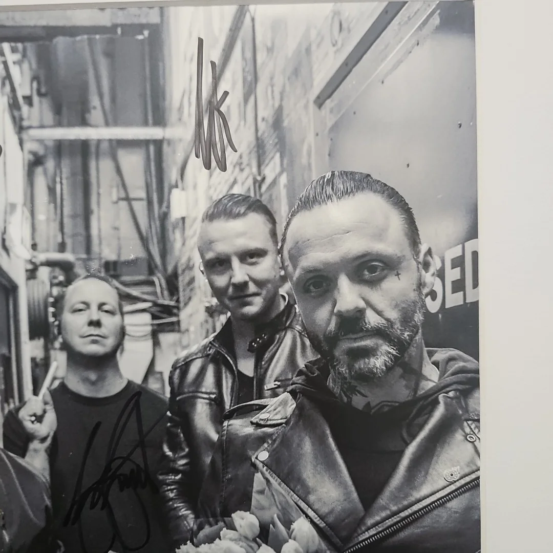 RARE - Blue October UNKNOWN TOUR POSTER SIGNED AUTOGRAPHED & FRAMED. See Pictur, изображение 5