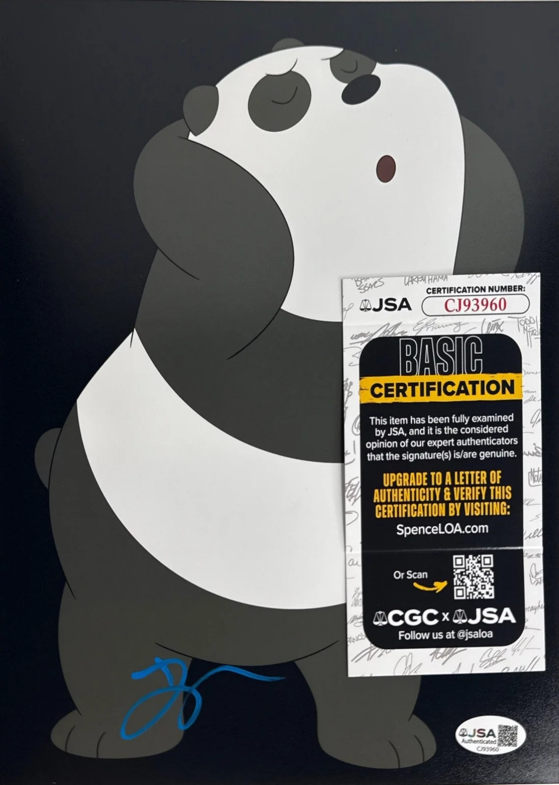 Bobby Moynihan — Bobby Moynihan Signed 8x10 We Bare Bears Photo JSA CJ93960, image 2