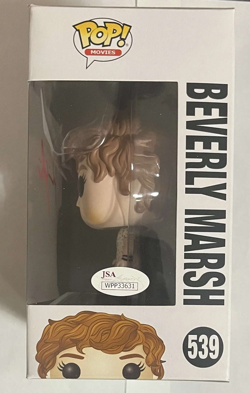 Sophia Lillis — Sophia Lillis Signed Beverly Marsh IT Funko Pop 539, 2018, JSA COA Autographed, image 3