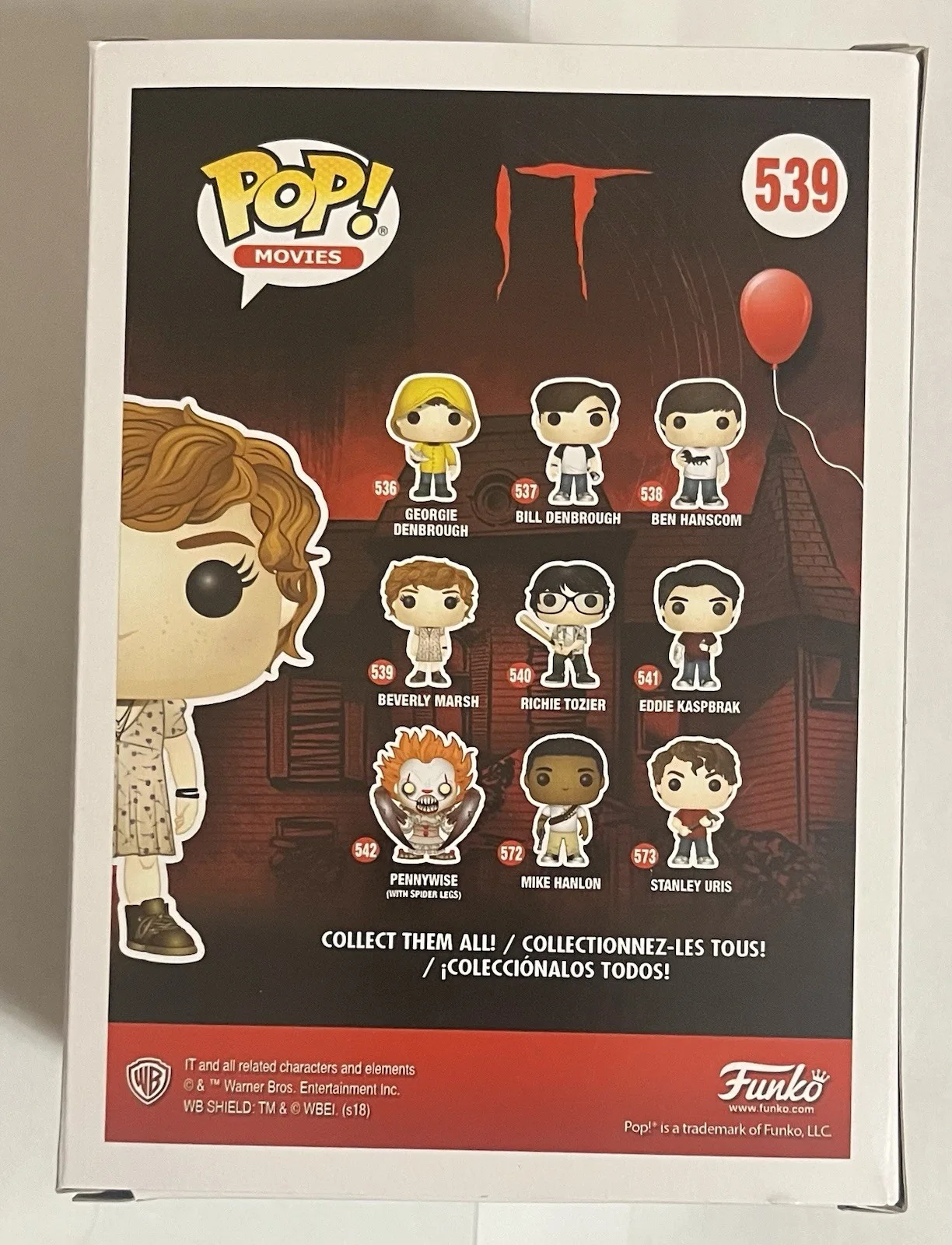 Sophia Lillis — Sophia Lillis Signed Beverly Marsh IT Funko Pop 539, 2018, JSA COA Autographed, image 4