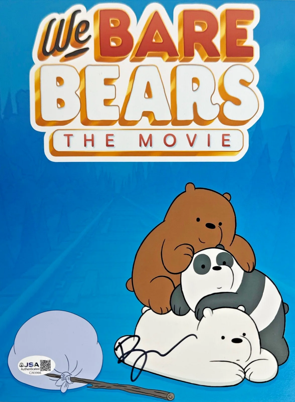 Bobby Moynihan — Bobby Moynihan Signed 8x10 We Bare Bears Photo JSA CJ93966
