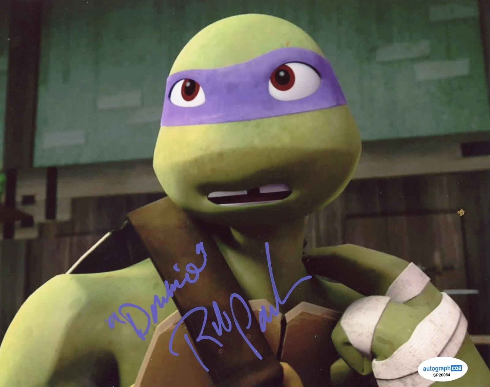 Rob Paulsen — Rob Paulsen "Teenage Mutant Ninja Turtles" Signed Autograph 8x10 Photo TMNT ACOA