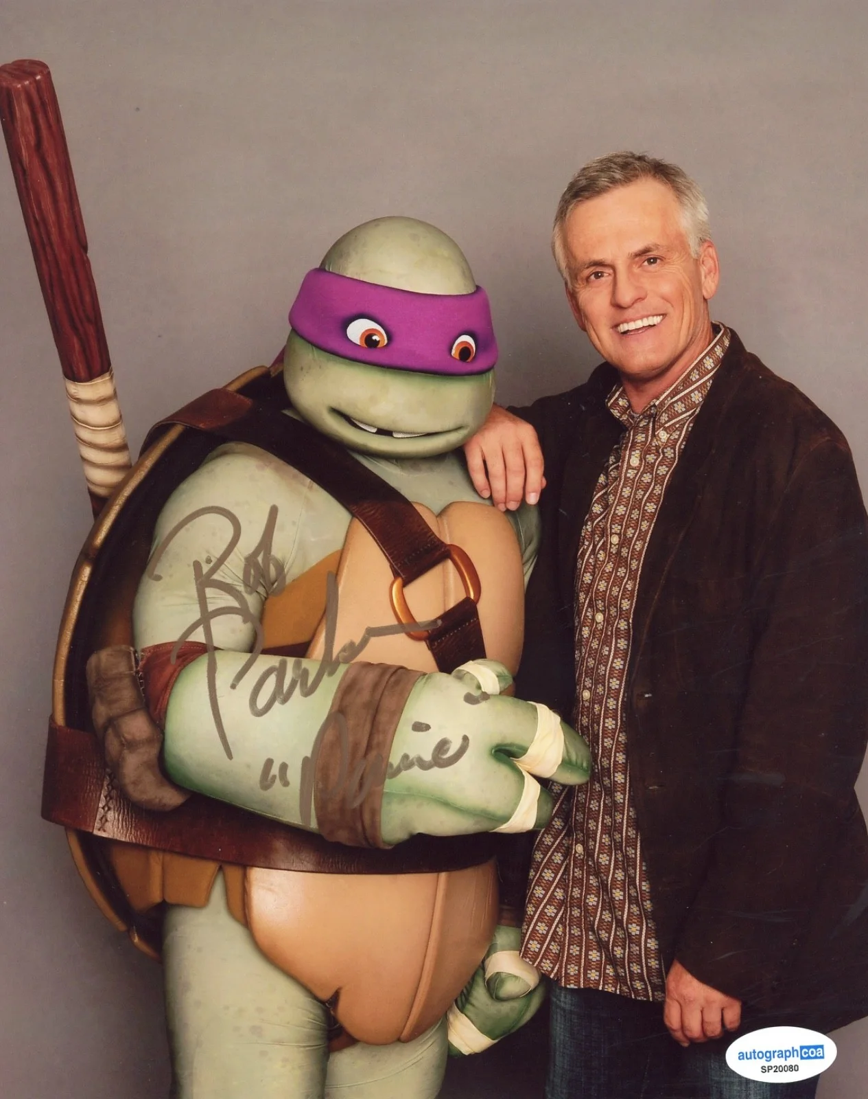 Rob Paulsen — Rob Paulsen "Teenage Mutant Ninja Turtles" Signed Autograph 8x10 Photo TMNT ACOA