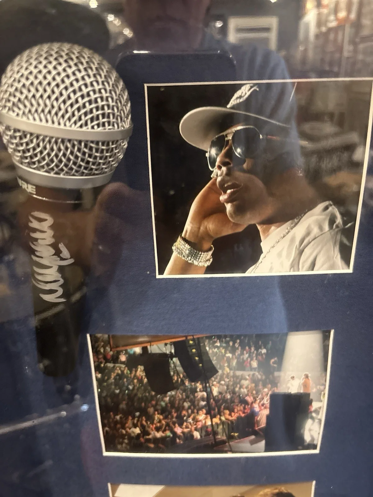 Autographed Nelly Microphone With Shadowbox, image 2