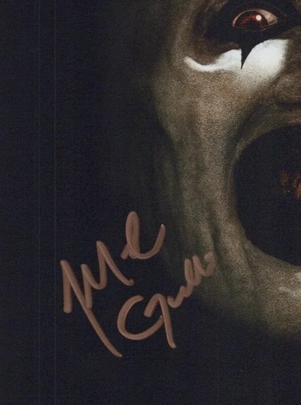 Mike Gianelli — MIKE GIANELLI 1st 'Art The Clown' In the 'Terrifier" Series. Signed 8x10 W/COA, image 2