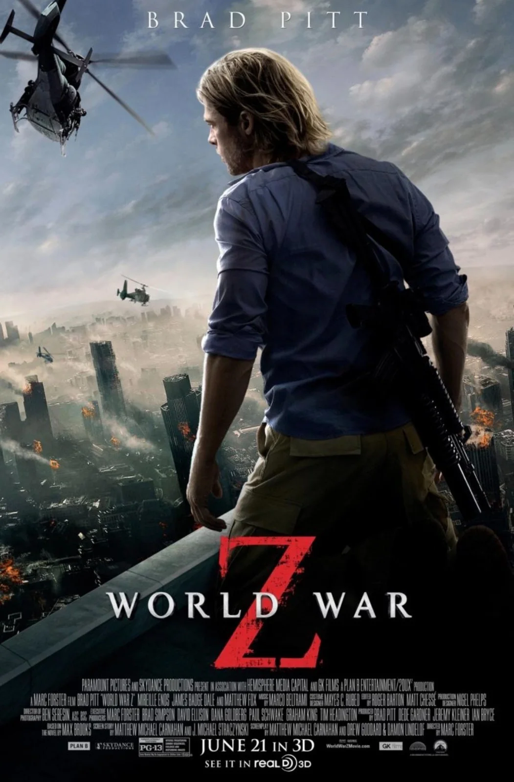 World War Z - 2013 - Very Rare Unmounted Genuine 35mm Film Cells, изображение 2