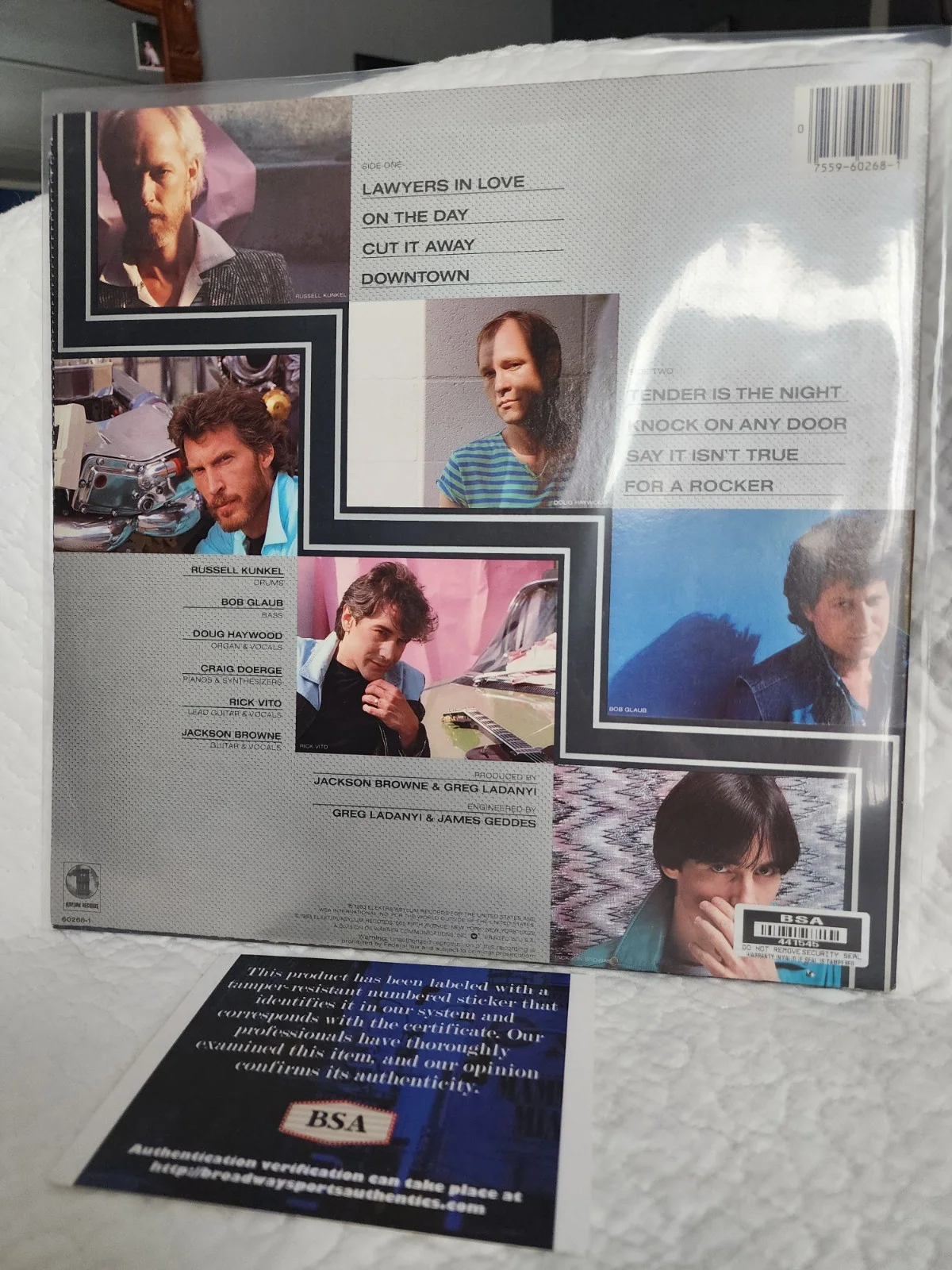 Jackson Browne AUTOGRAPHED LP, изображение 2