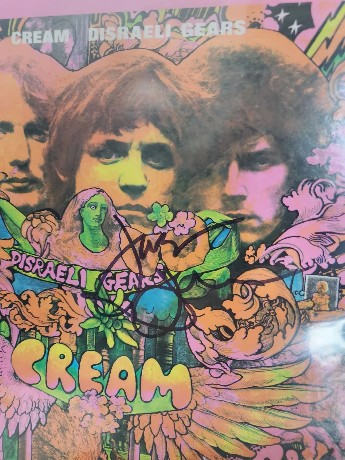 Jack Bruce AUTOGRAPHED Disraeli Gears, image 2