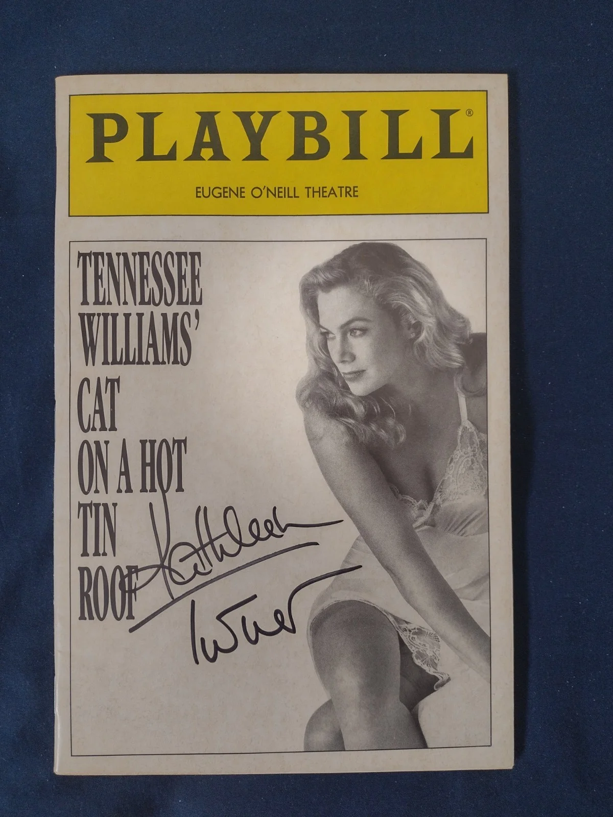 4 Autographed Playbills Kathleen Turner Holly Hunter Morey Amsterdam Nan Fabray, изображение 2